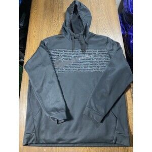 Nike Therma Dri Fit GFX Pullover Hoodie Black Pocket BV2764-010 sz XL 24pit2pit